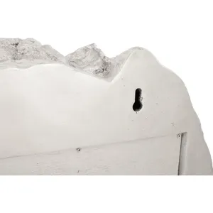 Sculpture murale en aluminium, miroir abstrait irrégulier, décoration minimaliste pour la maison, œuvre d'art pour le salon, emballage en une seule pièce - Product Image 3