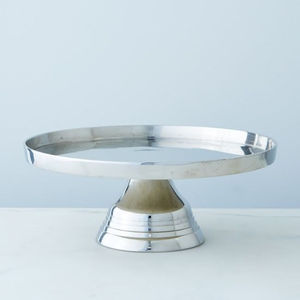 Soporte de pastel redondo de metal con acabado de cobre martillado de diseño moderno, pedestal para exhibir postres para decoración de bodas y fiestas al mejor precio. - Product Image 4