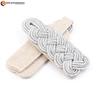 Elegantes Pliegues de Hombro Trenzados de Poliéster/Algodón, Accesorios Premium para Prendas, Decoración Personalizable para Uniformes Formales - Product Image 2