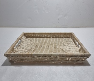 ถาดหวายถาดตกแต่งงานทำมือสวยงามถาดเสิร์ฟออกแบบอย่างยั่งยืนในเวียดนาม - Product Image 1