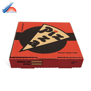 Caja de pizza Kraft ecológica con impresión a todo color | Logotipo personalizado disponible - Product Image 3