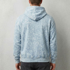 Sudadera con Capucha Moderna para Hombre, Estilo Acid Wash, de Algodón, para Invierno, Manga Larga, Estilo Urbano Informal, con Bolsillo - Product Image 4