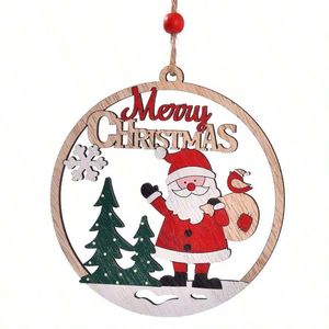 Concept Home Christmas MDF Ornaments Snowman <b>Snowflake</b> Reindeer Tree Fashion Irregular Shape Customized Size <b>Decoration</b> - Product Image 4