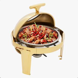 Matériel de service de buffet en acier inoxydable professionnel, accessoire de restauration pour restaurants et événements au meilleur prix - Product Image 1