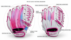 Gant de baseball pour filles, dernier design personnalisé, en cuir souple, pour la capture et l'entraînement, équipement sportif, gants personnalisés avec embossage - Product Image 2