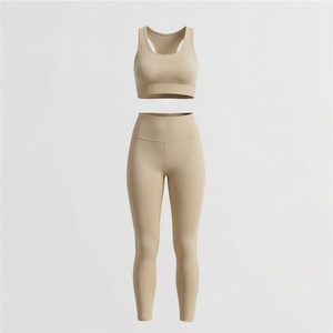 Conjunto de Yoga para Mujer de Alta Calidad, Venta Directa de Fábrica, Ropa Deportiva sin Costuras para Ejercicio y Fitness - Product Image 1