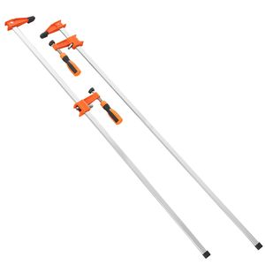 Set di 2 Morsetti a C in Ghisa da 36 Pollici a Cambio Rapido per Falegnameria, Capacità di Carico 600 Libbre e Profondità Gola 2,5 Pollici - Product Image 2