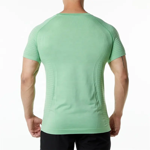 Ensemble deux pièces homme personnalisé : T-shirt et short, couleur unie, style streetwear, survêtement d'été respirant et léger, imprimé avec poches - Product Image 2