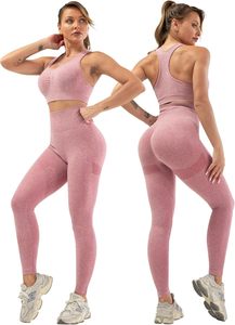 Ensemble de yoga pour femmes de haute qualité, best-seller, 2 pièces, respirant, logo personnalisé sur le devant, vente en gros, promotion pour adultes - Product Image 4