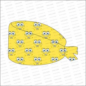 Printed Nurse <b>Cap</b> Polyester Nursing <b>Scrub</b> <b>Cap</b> Tie Back Nurse Headwear Medical Head Cover for Healthcare Professionals Vaslcare - Product Image 4