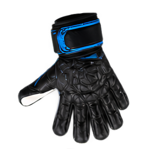 ถุงมือผู้รักษาประตู BLACK RACING GEAR วัสดุ PU ป้องกันนิ้วมือ สายรัดข้อมือปรับได้ กันลื่น สำหรับฟุตบอล ไซส์ XS จำนวนมาก - Product Image 6
