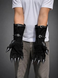 Guantelete Medieval de Acero, Guantes de Nazgûl, para Disfraz de Guerrero Caballero, Impresión por Transferencia Térmica, Marco Enterprises - Product Image 2