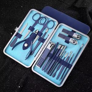 Morje Surgical Professional Stainless Steel <b>Nail</b> <b>Kit</b> 18 In 1 Manicure Tools Set With Case Portable For Adults Classic Style - Product Image 4