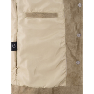 Women’s Beige <b>Suede</b> Fringes <b>Jacket</b> Western Boho Button Front Blazer Style <b>Jacket</b> Private Label OEM/ODM Wholesale Manufacturer - Product Image 4