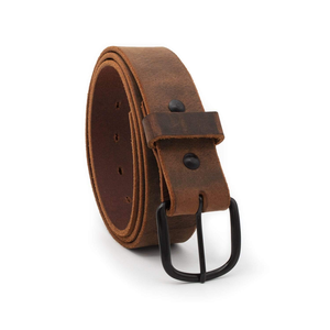 Cinturón de Cuero Genuino Personalizado de Moda MAKUM INTERNATIONAL para Hombre, Hebilla de Metal Hecha a Mano, Duradero, Resistente, Longitud Personalizable - Product Image 5