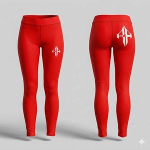 Leggings pour femmes, matière Spandex/Nylon, style décontracté, technique imprimée, design de haute qualité, personnalisé par RIVIAN ATLANTIC - Product Image 3