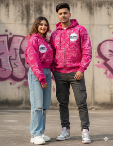 เสื้อฮู้ดดี้สกรีนลายทั้งตัว ผู้ผลิตชั้นนำ คุณภาพเยี่ยม ปักลายอย่างดี ทรงไหล่ตก รุ่นใหม่ล่าสุด เสื้อฮู้ดดี้แบบมีซิป - Product Image 4