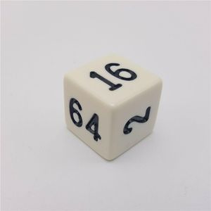 Cubo de Dobleación Profesional de Acrílico Rojo de 25 mm, Dados de Resina con Números Grandes para Juegos de Mesa de Estrategia y Cubo de Dobleación de Mesa - Product Image 6