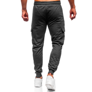Men's New Factory Custom Cotton Fleece High Street Sweatpants Screen Printed DTG Pattern Elastic <b>Drawstring</b> Closure <b>Trousers</b> - Product Image 2