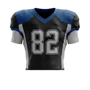 Uniformes de Fútbol Americano Personalizados por Sublimación, Transpirables, de Talla Grande, Manga Corta, de Secado Rápido para Adultos - Product Image 2
