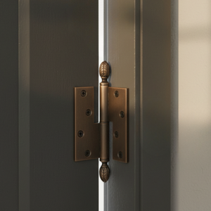 Solid Brass Door Hinges Antique Finish | Heavy Duty Hinges for Doors <b>Windows</b> Furniture | Smooth Movement Hardware - Product Image 3