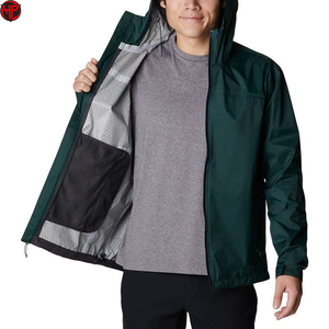 Men's <b>Waterproof</b> Windbreaker <b>Jacket</b> Lightweight Breathable Hooded Zip Up Outerwear for <b>Winter</b> Outdoor Wear <b>Jacket</b> - Product Image 5