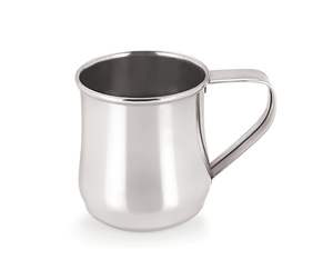 300ml Stainless Steel Chrome Finish <b>Mirror</b> Polish Eco-Friendly Food Safe Home Use Drinking Mug with Handle - Product Image 2