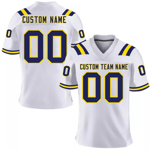 Hot Sale Customizable American <b>Football</b> Hip Hop Jersey T-<b>Shirt</b> 100% Polyester Four-Way Stretch Eco-Friendly Unisex Short Sleeve - Product Image 3