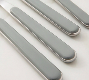 <b>Grey</b> Resin Handle Cutlery <b>Set</b> With Multi Purpose Design For <b>Dining</b> Kitchen Party Restaurant And Modern <b>Table</b> Accessories - Product Image 4