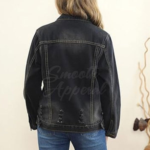 Veste en jean classique en coton pour enfants, pour garçons et filles, style décontracté, parfaite pour l'école et la vie quotidienne - Product Image 5