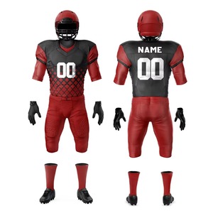 Conjunto de Uniforme de Fútbol Americano Profesional Personalizado, Pantalones Sublimados, Resistentes, que Absorben la Humedad, para Entrenamiento y Partidos - Product Image 1
