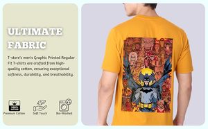 เสื้อยืดผู้ชายพิมพ์ลายหลากสี ราคาโรงงาน ผ้าทนทาน พิมพ์ด้วยหมึกอีโค่ จำหน่ายจำนวนมาก เสื้อแฟชั่นลำลองผู้ชาย - Product Image 2