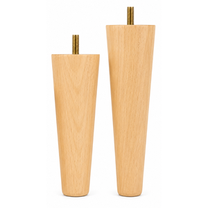 Patas de Muebles de Madera Natural, Elegantes Patas de Madera Maciza para Sofá, Gabinete, Otomana, Banco y Muebles de Comedor - Product Image 1