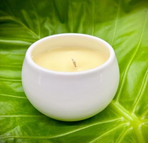 Elegant Ceramic <b>Candle</b> Vessel Smooth Gloss Finish Single <b>Wick</b> Long Burn Minimalist Luxury Home Decor Premium Gift Choice - Product Image 2