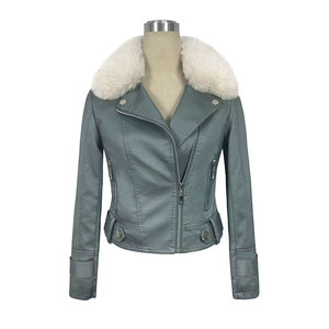 2026 Wholesale Women Leather Clothing Fashion <b>Lady's</b> PU Leather <b>Jacket</b> Winter Wear New Style <b>Ladies</b> Leather <b>Jacket</b> - Product Image 2