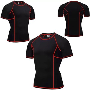 Men rash guard compression performance top for water sports <b>surfing</b> swimming and outdoor fitness offering sun protection - Product Image 3