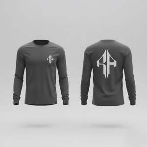 Camiseta de Manga Larga para Hombre, 100% Algodón, Calidad Premium 2026, Cuello Redondo, Estilo Holgado, Casual, Personalizable Bajo Demanda, RIVIAN ATLANTIC - Product Image 1