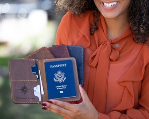 ที่ใส่บัตรหนังแท้สไตล์วินเทจปรับแต่งได้เอง - Product Image 2