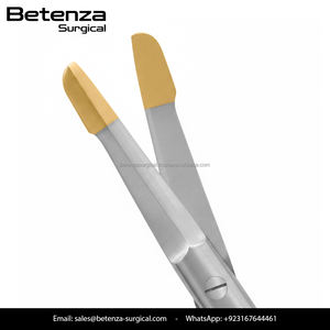 กรรไกรยกกระชับใบหน้า Solz Gold Tip Manual Stainless Steel Tungsten Carbide - ชุดเครื่องมือสำหรับศัลยกรรมตกแต่งใบหน้า ใบมีดโค้ง 20 ซม. - Product Image 4