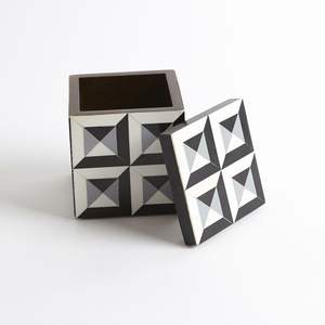 Boîte de rangement en MDF avec incrustation en résine de qualité supérieure, boîte de rangement décorative avec incrustation en résine, boîte à bijoux en résine à prix très bas - Product Image 5