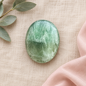 Pierre de palmier en amazonite naturelle, ovale, polie, pierre précieuse, cristal de guérison, minéral lisse, décoration, cadeau par SoulWise - Product Image 6