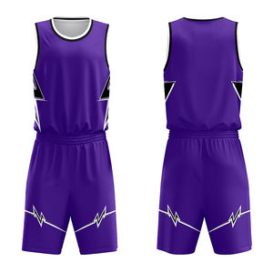 Tenues de basketball à séchage rapide personnalisées avec nom d'équipe, ensembles de vêtements de sport pour hommes, uniformes de basketball par sublimation - Product Image 2