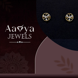 Boucles d'oreilles en diamant de laboratoire 0,12 carat, design spécial pour la Journée de la Femme, clarté VVS-VS, certifiées HRD, or massif 9 carats, taille brillant - Product Image 5