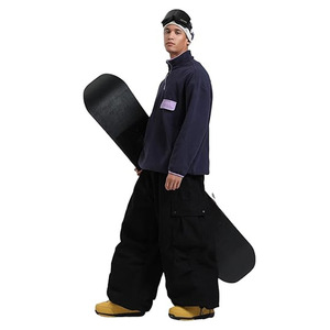 Pantalones de Snowboard/Esquí para Hombre y Mujer, Súper Holgados, Resistentes al Viento e Impermeables, para Entrenamiento al Aire Libre, Talla Grande, con Logotipo Frontal - Product Image 4