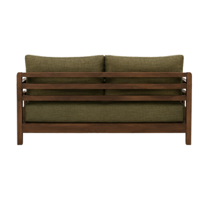 Sofá Moderno de Madera de Teca Sólida con Tela, de Una Plaza, Diseño Minimalista y Duradero para Sala de Estar, Hotel, Villa, Muebles Personalizados - Product Image 4