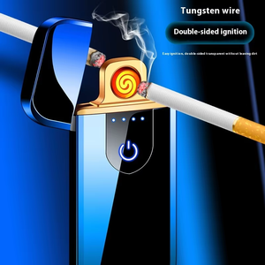 Encendedor Eléctrico USB Dericsson, Encendedor de Cigarrillos Creativo, Delgado, Moderno, con Carga por Huella Dactilar, Ecológico - Product Image 1
