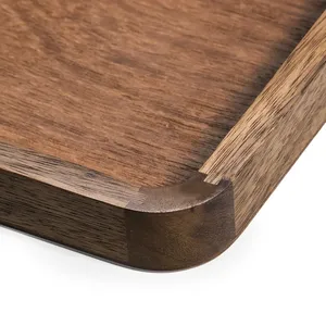 Luxury Gold Decorative Metal Tray for Exclusive Luxury <b>Home</b> CollectionsSquare Wooden Decorative Tray Rustic Handmade Wood Craft - Product Image 4