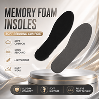 Semelles intérieures confortables en mousse à mémoire de forme, rebond lent, coussinets souples, respirantes, absorbant la transpiration, absorption des chocs, soins des pieds unisexes