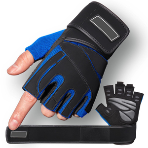 Professional Weightlifting <b>Gloves</b> with Full Palm Protection, Breathable Fabric, Anti-Slip Grip for Gym Workout, Cycling - Product Image 1