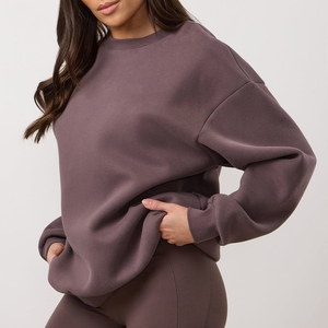 Soldes d'automne : Pulls amples en coton brodés pour femmes, sweats à col rond oversize pour filles - Product Image 1